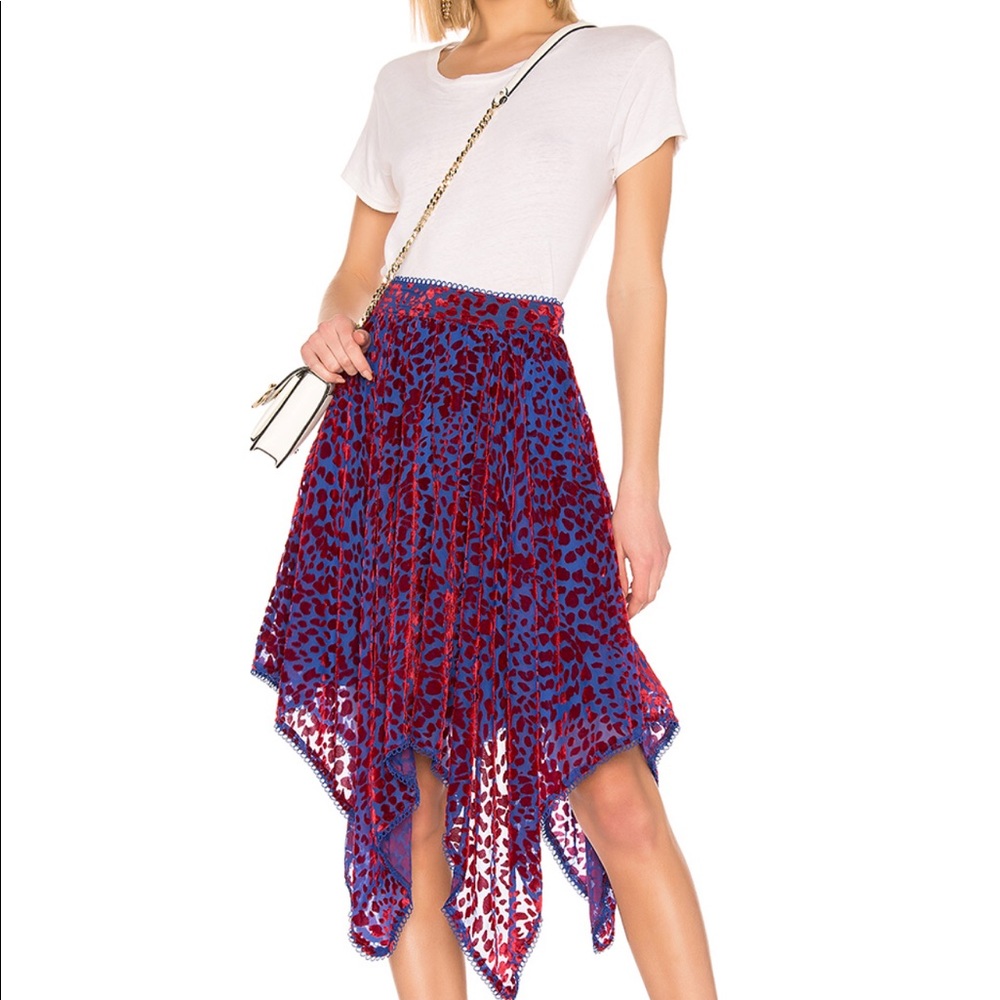 House of Harlow 1960 Leopard Skirt